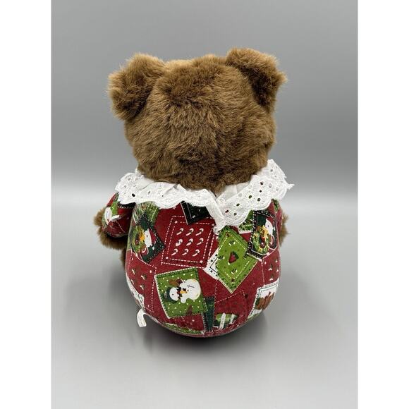 Royal Plush Toys Christmas Brown Teddy Bear 12” Stuffed Animal Holiday - Picture 5 of 8
